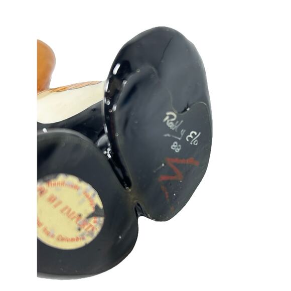 Vtg Dentist Rock Stone Figure Artist Signed Raul Y Elo 1988 Columbia Novelty - Picture 6 of 7